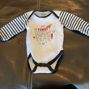 Baby My first new year bodysuit size 0-3 months